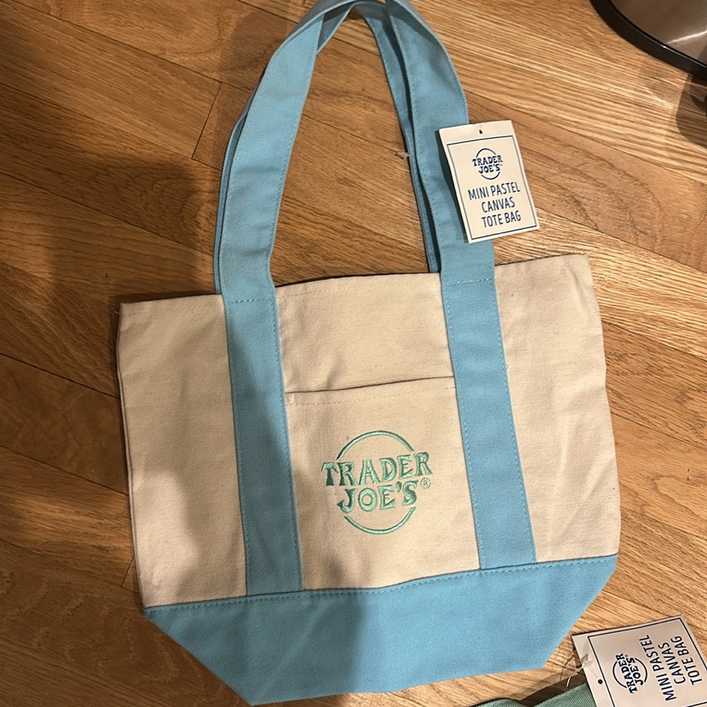 Trader Joe’s Mini Tote Bag - BLUE